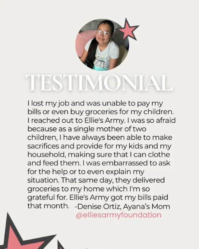 With your support, we’re able to give families like Ayana’s the care and resources they need during challenging times. 

Thank you for being an essential part of our mission.

#DoItForTheChildren #SupportFamilies #CommunityLove #Gratitude #MakingADifference